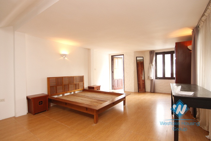 01 bedroom apartment for rent in Truc bach area, large balcony view to the lake, Ba Dinh, Hanoi